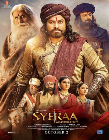 Sye Raa Narasimha Reddy 2019 Hindi (ORG) 1080p 720p 480p WEB-DL x264 ESubs Full Movie Download