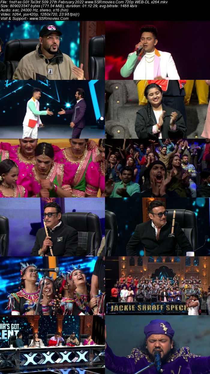 Indias Got Talent S09 27th February 2022 720p 480p WEB-DL x264 300MB Download