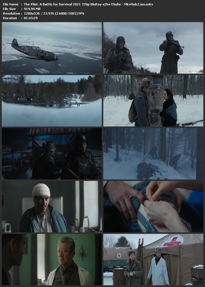 The Pilot. A Battle for Survival 2021 English 720p BluRay 950MB Download