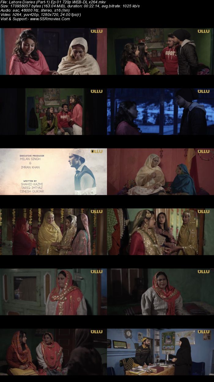 Lahore Diaries (Part-1) 2022 Hindi S01 Complete ULLU 720p WEB-DL 450MB Download