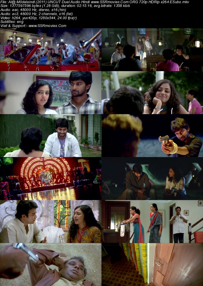 Ala Modalaindi 2011 Dual Audio Hindi ORG 1080p 720p 480p WEB-DL x264 ESubs Full Movie Download