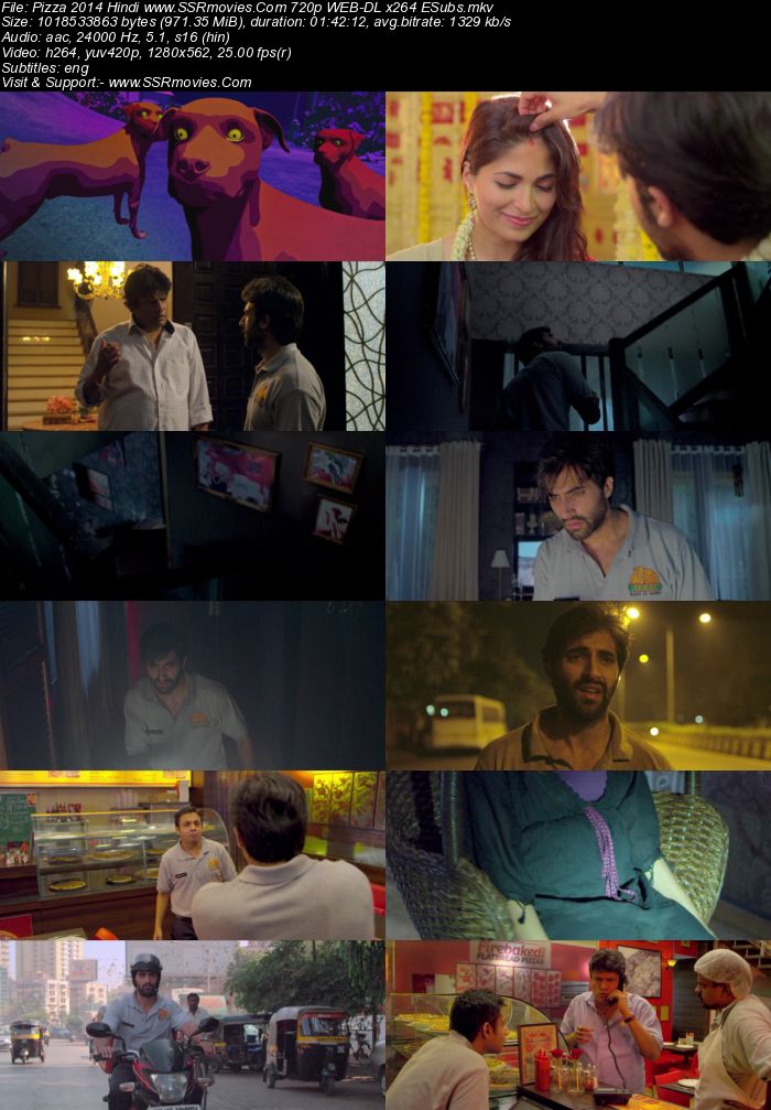 Pizza 2014 Hindi 1080p 720p 480p WEB-DL x264 ESubs Full Movie Download