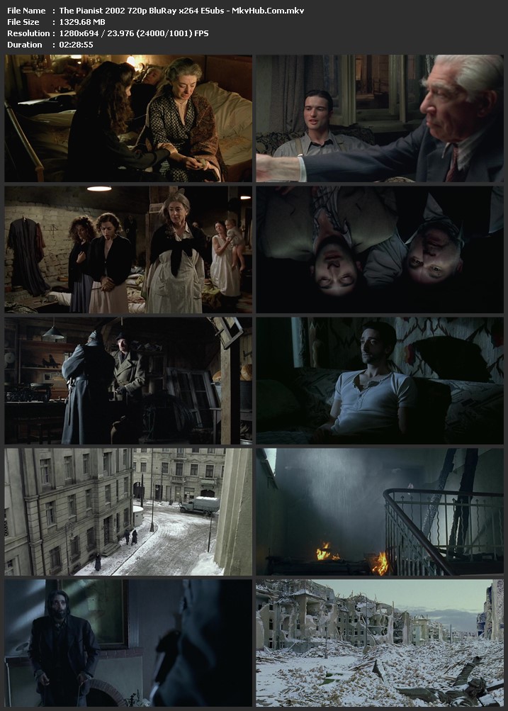 The Pianist 2002 English 720p BluRay 1.3GB Download