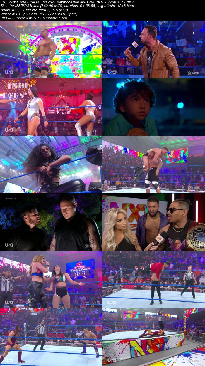 WWE NXT 2.0 1st March 2022 480p 720p HDTV Download