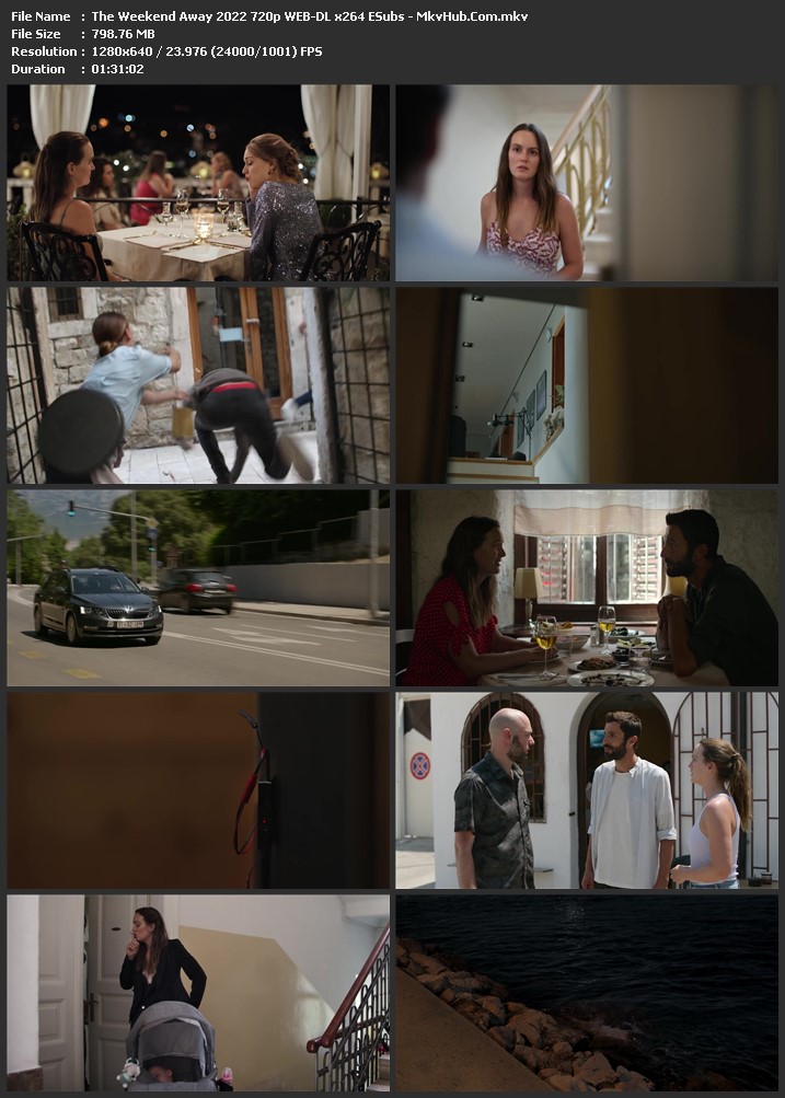 The Weekend Away 2022 English 720p WEB-DL 800MB Download
