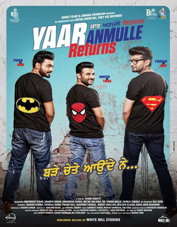 Yaar Anmulle Returns 2021 Punjabi 1080p 720p 480p WEB-DL x264 ESubs Full Movie Download