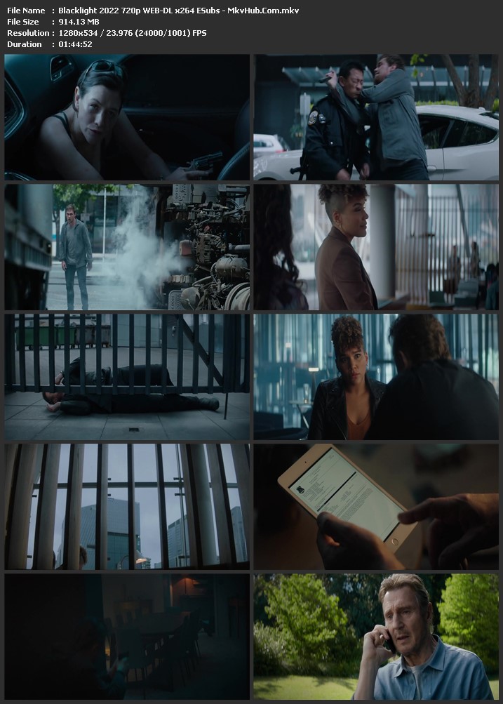 Blacklight 2022 English 720p WEB-DL 950MB Download