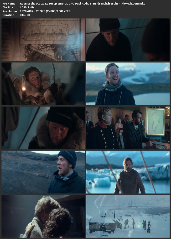 Against the Ice 2022 Dual Audio [Hindi-English] 720p WEB-DL 950MB Download