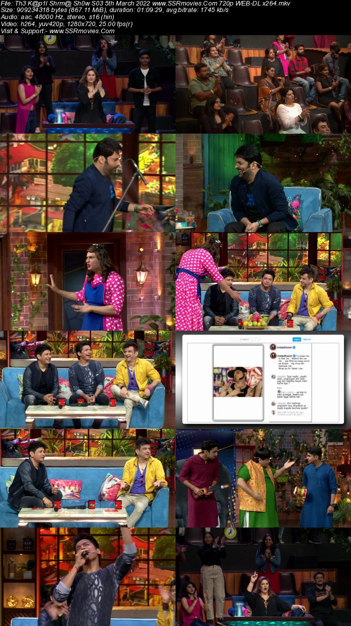 The Kapil Sharma Show S03 5th March 2022 720p 480p WEB-DL 750MB Download