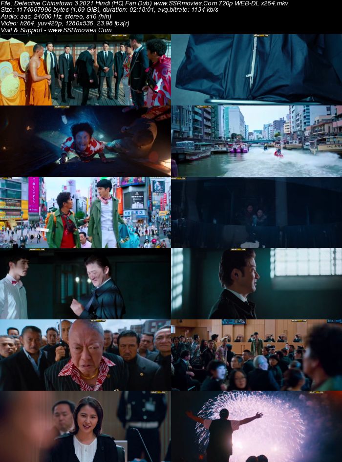 Detective Chinatown 3 2021 Hindi (HQ Dub) 720p 480p WEB-DL x264 ESubs Full Movie Download