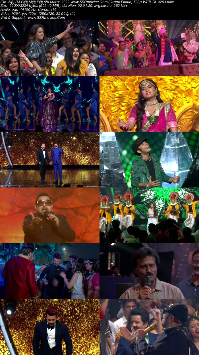 Sa Re Ga Ma Pa 6th March 2022 (Grand Finale) 720p 480p WEB-DL x264 300MB Download