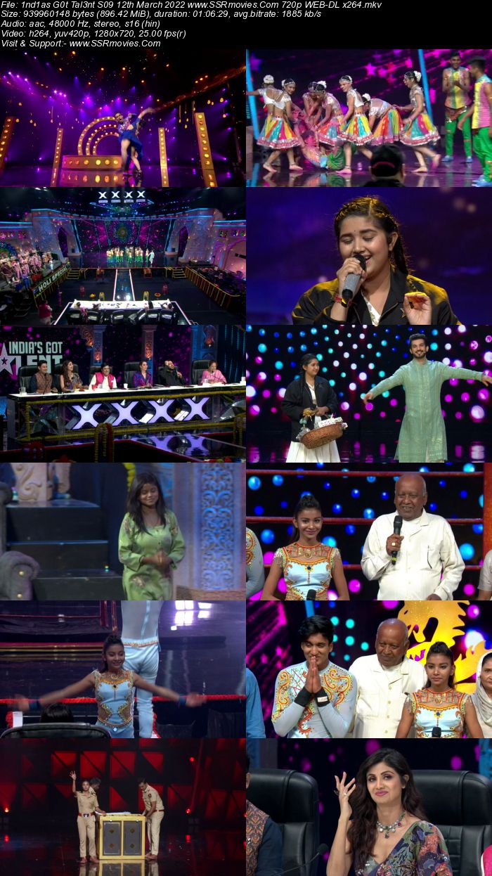 Indias Got Talent S09 12th March 2022 720p 480p WEB-DL x264 300MB Download