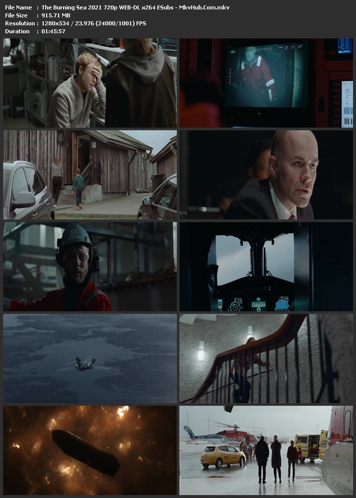 The Burning Sea 2021 English 720p WEB-DL 950MB Download