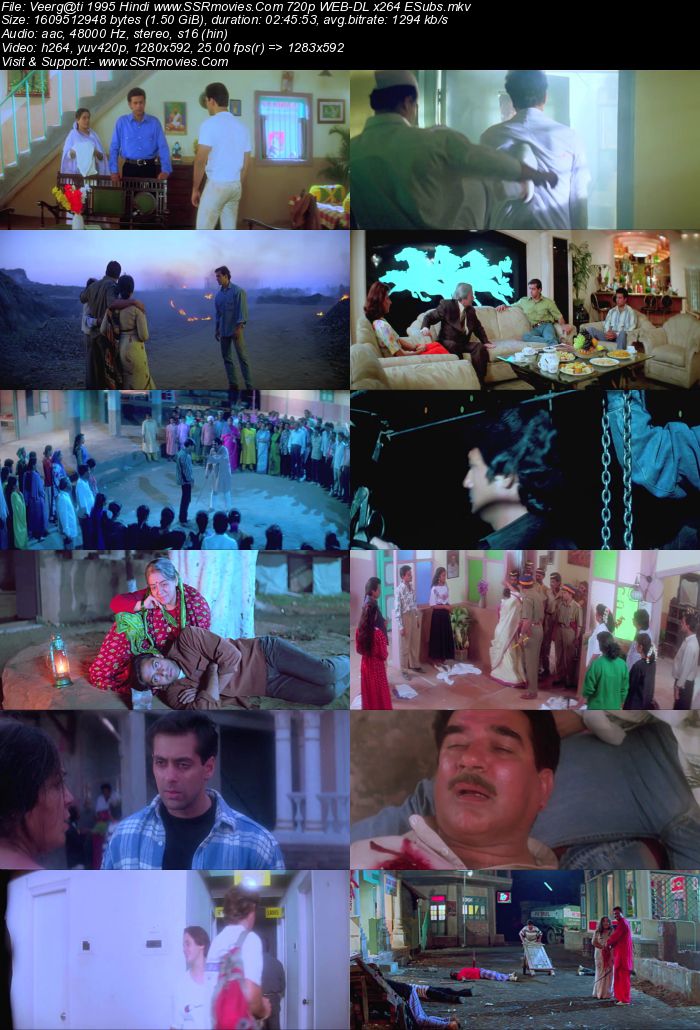 Veergati 1995 Hindi 720p 480p WEB-DL x264 ESubs Full Movie Download