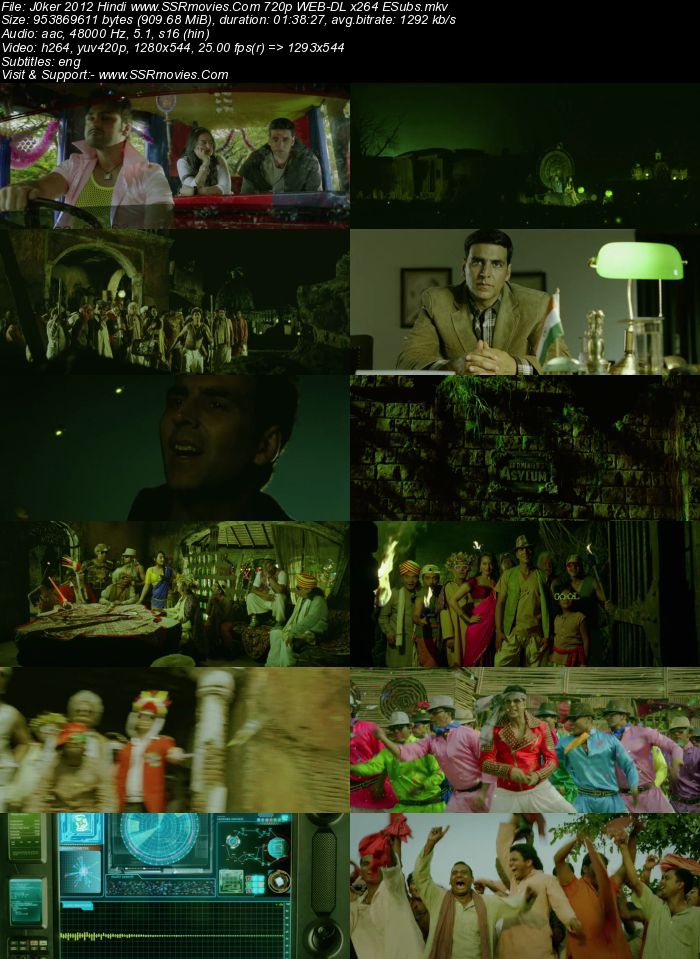 Joker 2012 Hindi 720p 480p WEB-DL x264 ESubs Full Movie Download