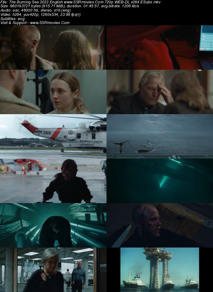 The Burning Sea 2021 English 720p 480p WEB-DL x264 ESubs Full Movie Download