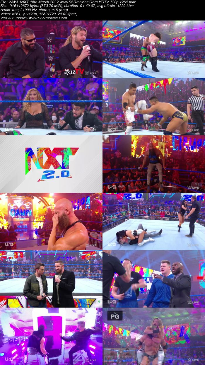 WWE NXT 2.0 15th March 2022 480p 720p HDTV Download