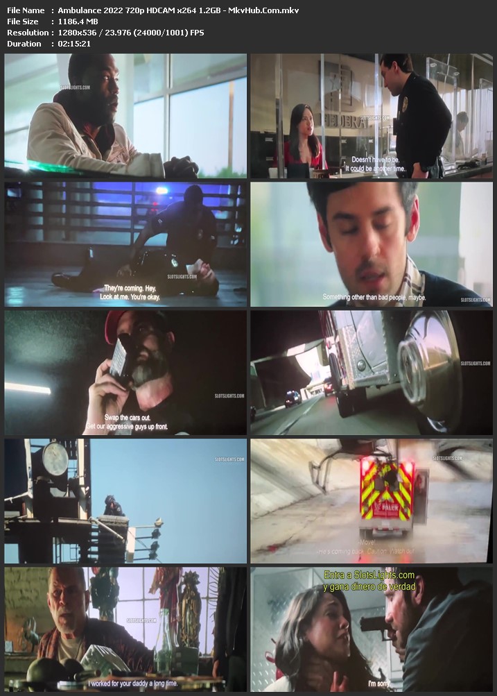 Ambulance 2022 English 720p HDCAM 1.2GB Download