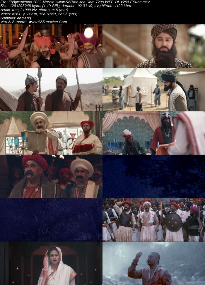 Pawankhind 2022 Marathi 1080p 720p 480p WEB-DL x264 ESubs Full Movie Download