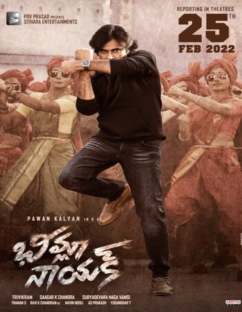 Bheemla Nayak 2022 Telugu 1080p 720p 480p WEB-DL x264 Hindi Subs Full Movie Download