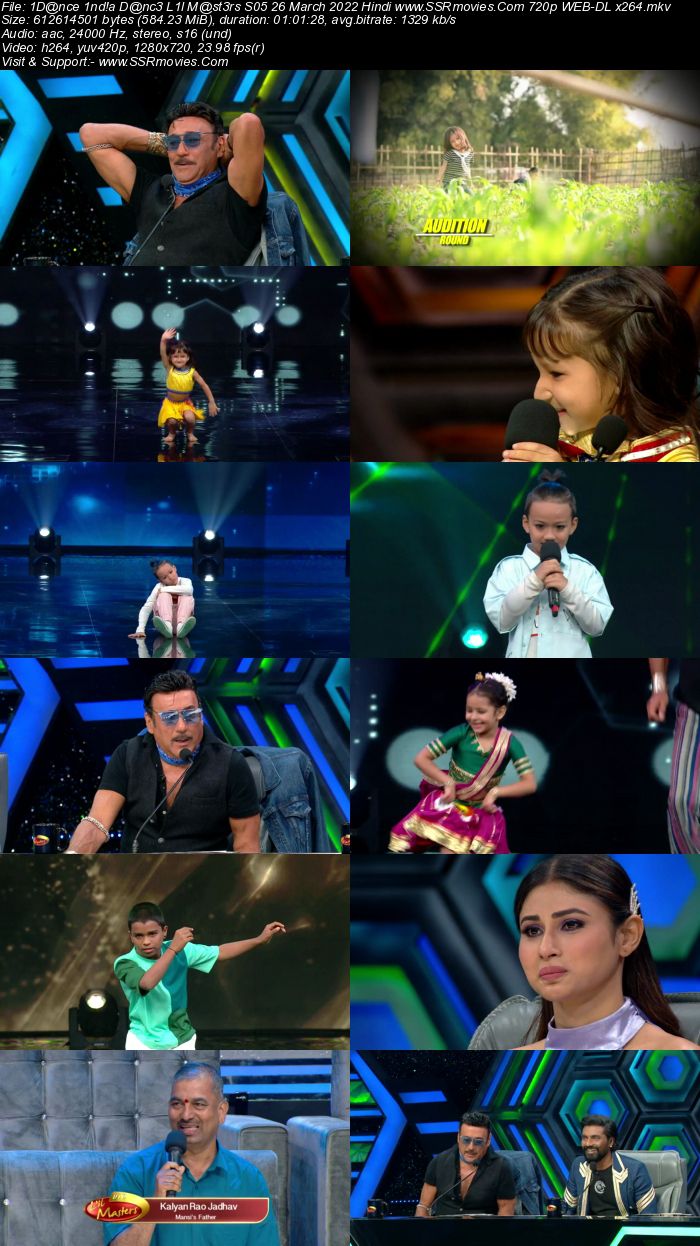 Dance India Dance Lil Masters S05 26th March 2022 720p 480p WEB-DL 300MB Download