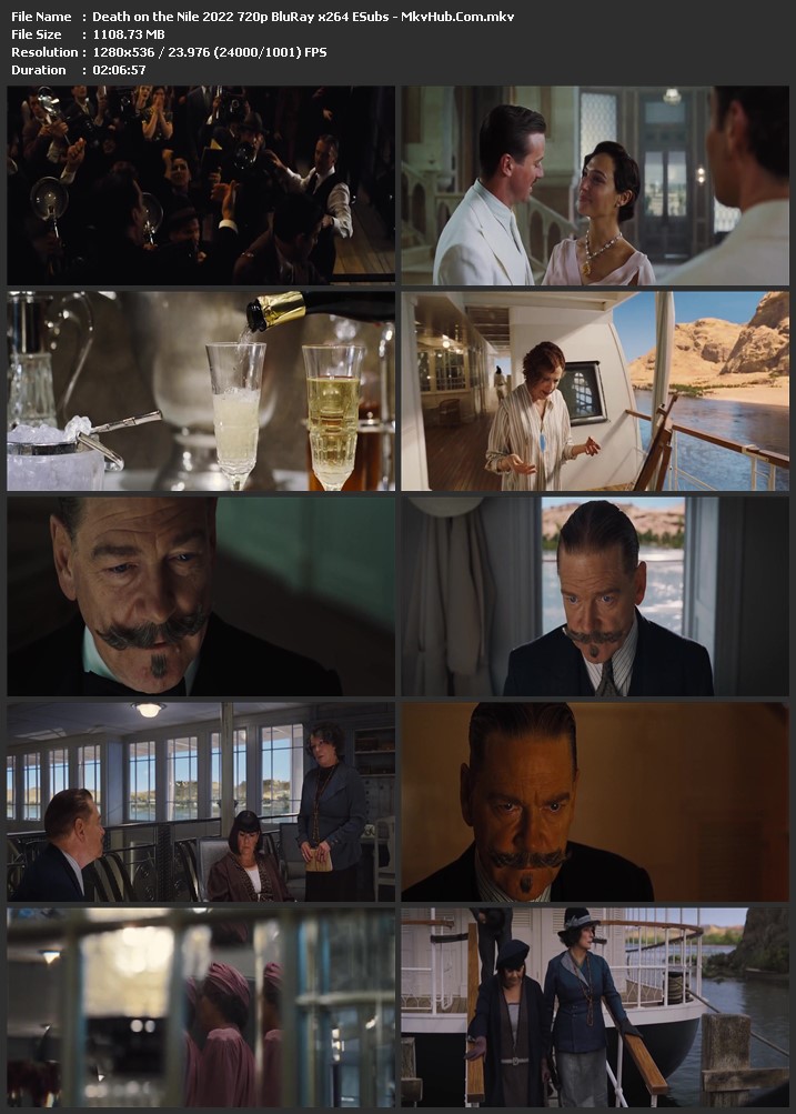 Death on the Nile 2022 English 720p BluRay 1.1GB Download