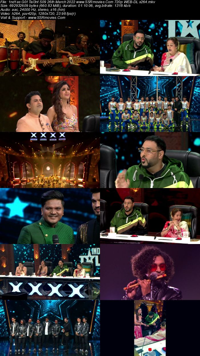 Indias Got Talent S09 26th March 2022 720p 480p WEB-DL x264 300MB Download