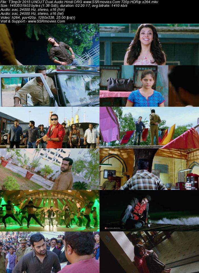 Temper 2015 Dual Audio Hindi ORG 1080p 720p 480p HDRip x264 ESubs Full Movie Download