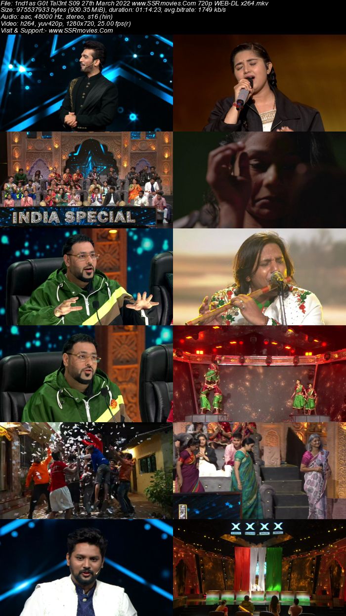 Indias Got Talent S09 27th March 2022 720p 480p WEB-DL x264 300MB Download