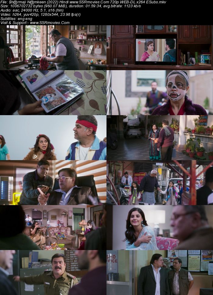 Sharmaji Namkeen 2022 Hindi (ORG) 1080p 720p 480p WEB-DL x264 ESubs Full Movie Download