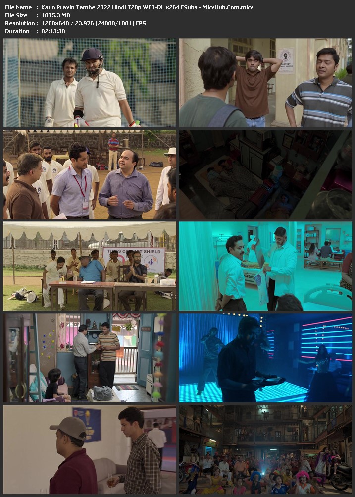 Kaun Pravin Tambe 2022 Hindi 720p WEB-DL 1.1GB Download