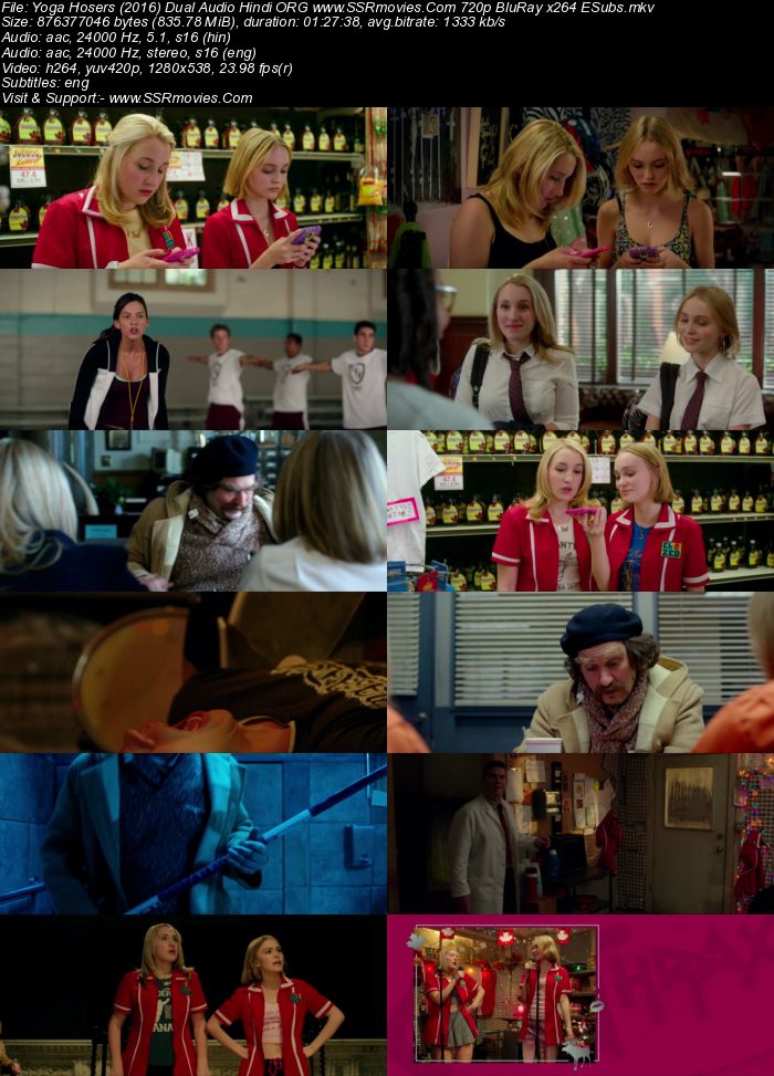 Yoga Hosers 2016 Dual Audio Hindi ORG 1080p 720p 480p WEB-DL x264 ESubs Full Movie Download