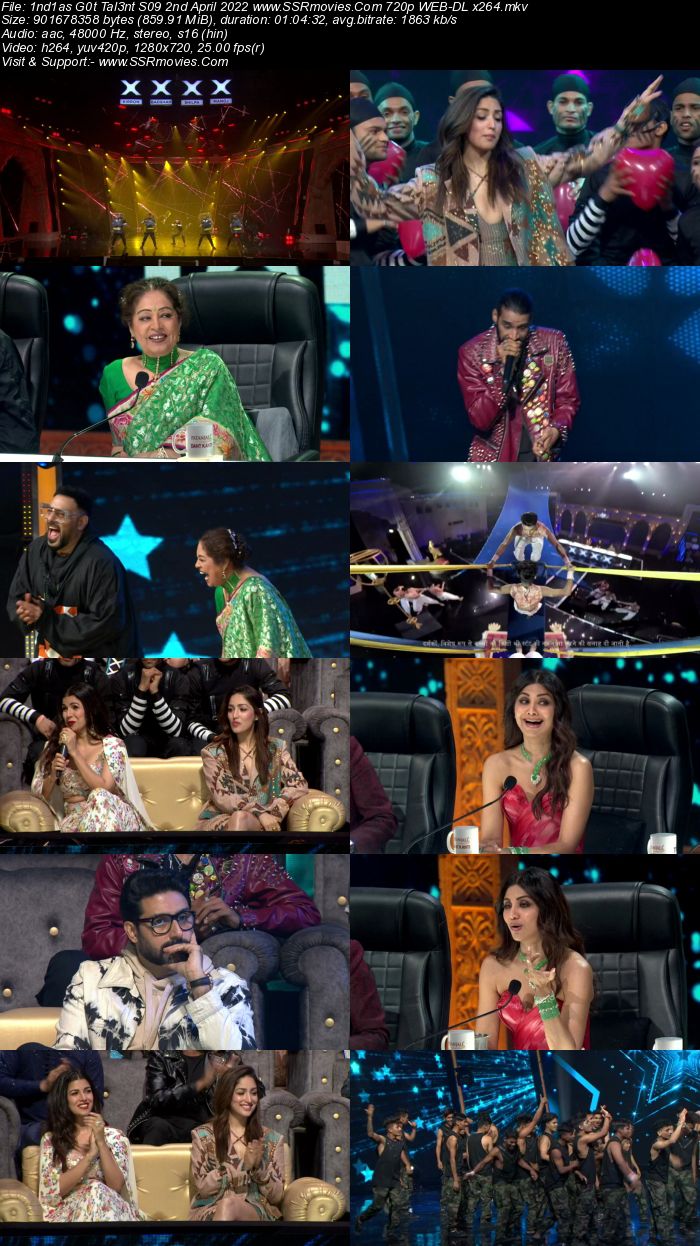 Indias Got Talent S09 2nd April 2022 720p 480p WEB-DL x264 300MB Download