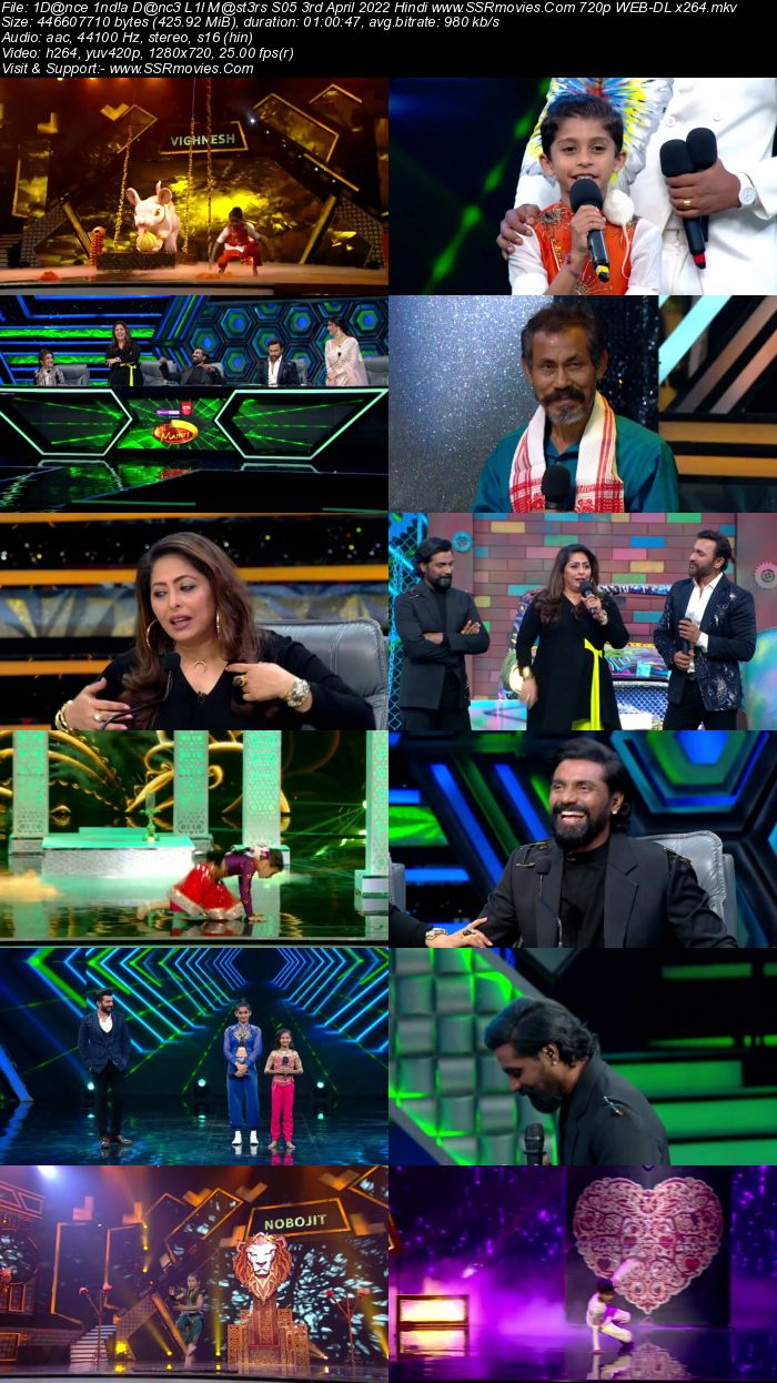 Dance India Dance Lil Masters S05 3rd April 2022 720p 480p WEB-DL 300MB Download