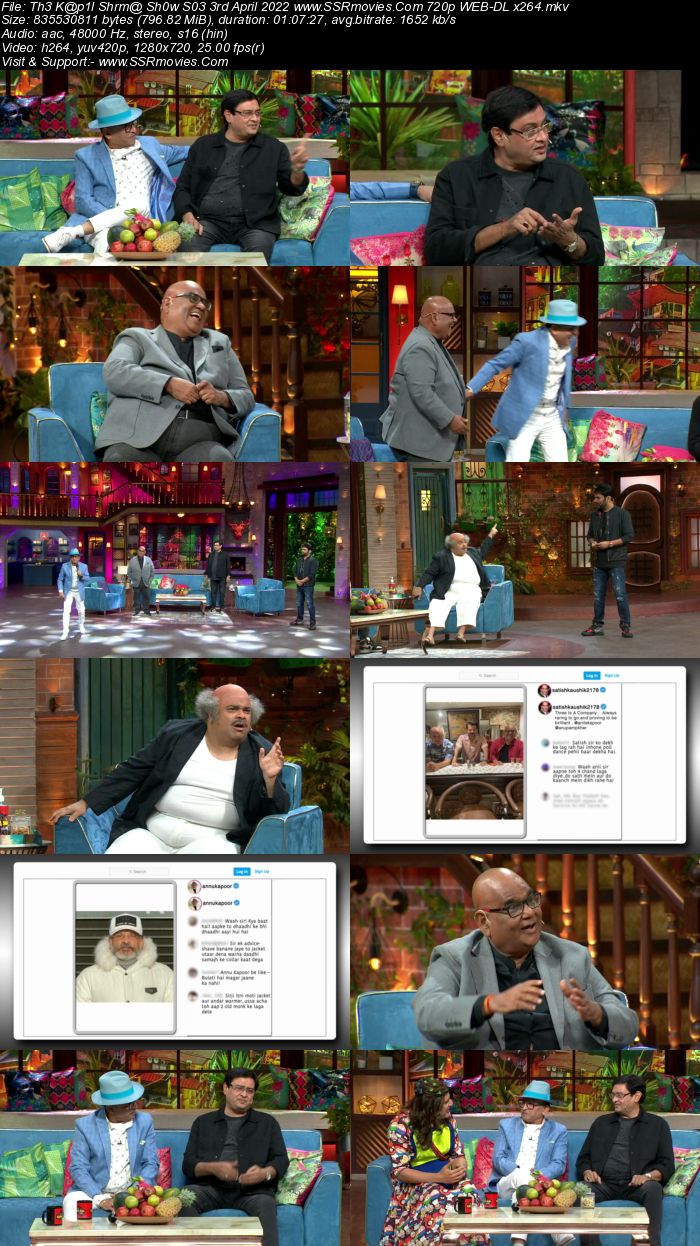 The Kapil Sharma Show S03 3rd April 2022 720p 480p WEB-DL 300MB Download