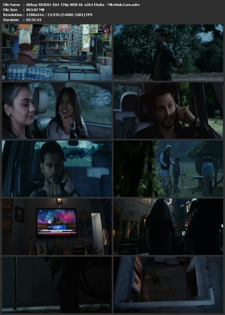 Abhay S03 COMPLETE 720p WEB-DL x264 1.7GB Download