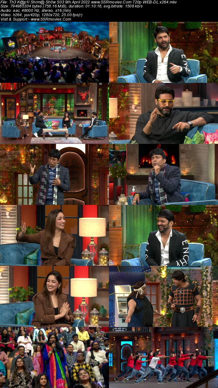 The Kapil Sharma Show S03 9th April 2022 720p 480p WEB-DL 300MB Download