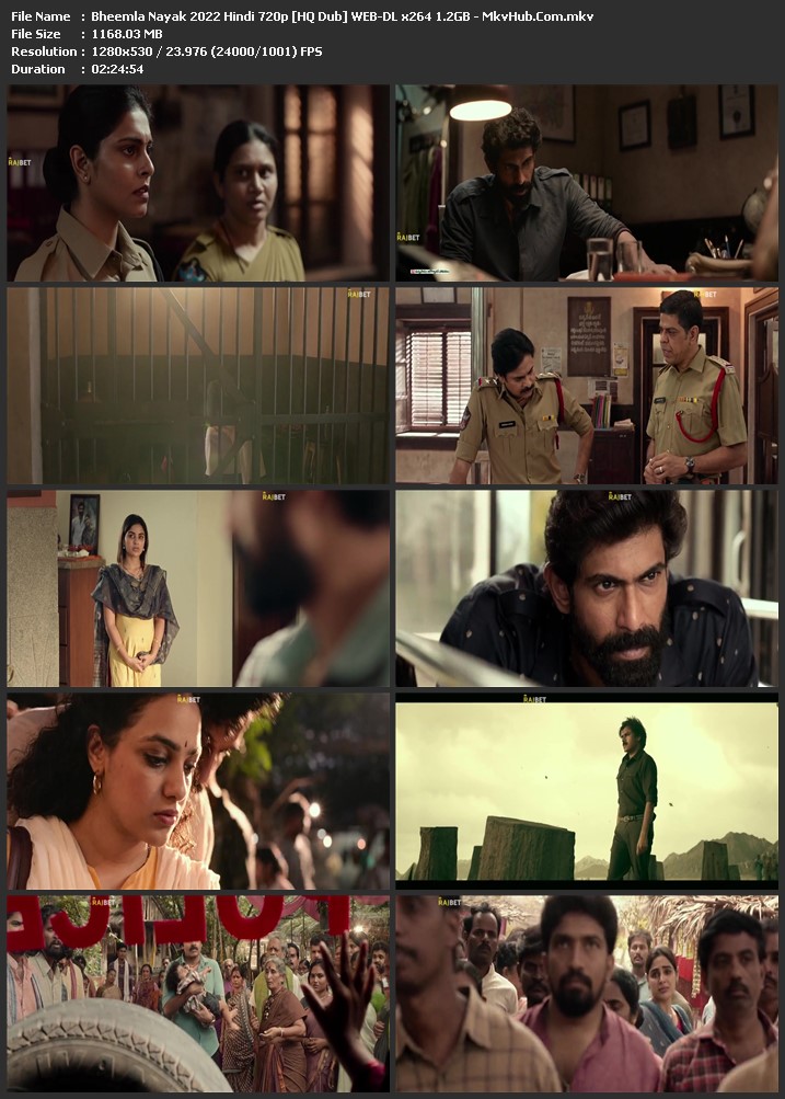 Bheemla Nayak 2022 Hindi 1080p WEB-DL 2.4GB Download