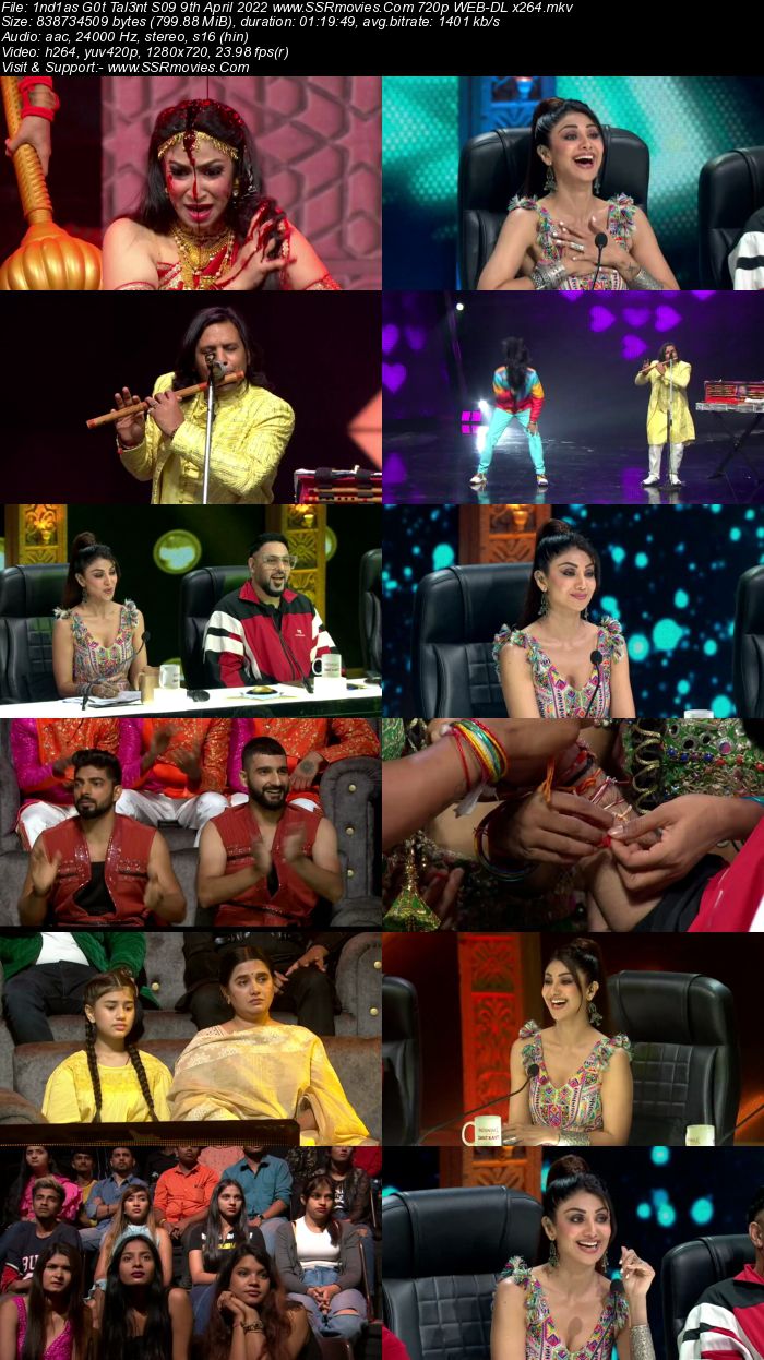 Indias Got Talent S09 9th April 2022 720p 480p WEB-DL x264 300MB Download