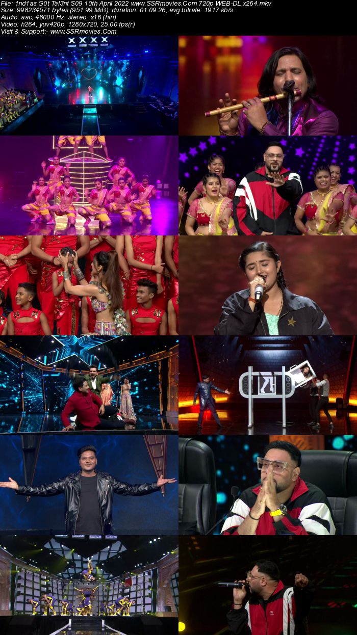 Indias Got Talent S09 10th April 2022 720p 480p WEB-DL x264 300MB Download