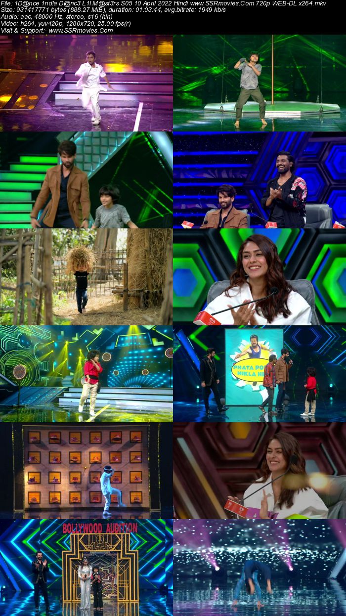 Dance India Dance Lil Masters S05 10th April 2022 720p 480p WEB-DL 300MB Download