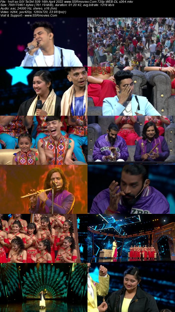 Indias Got Talent S09 16th April 2022 720p 480p WEB-DL x264 300MB Download