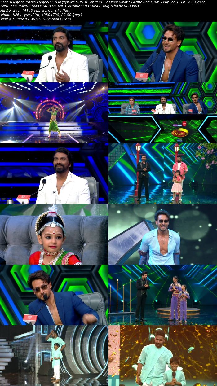 Dance India Dance Lil Masters S05 16th April 2022 720p 480p WEB-DL 300MB Download