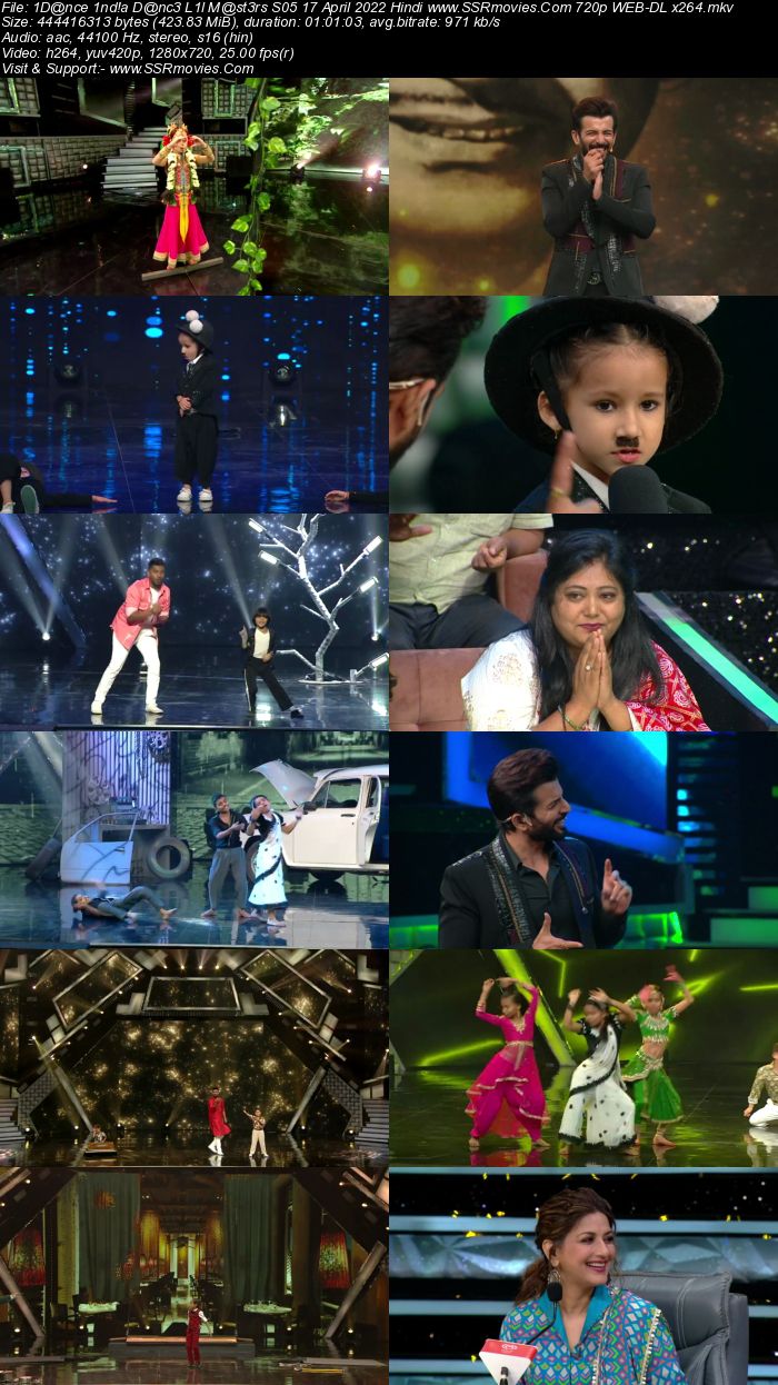 Dance India Dance Lil Masters S05 17th April 2022 720p 480p WEB-DL 300MB Download