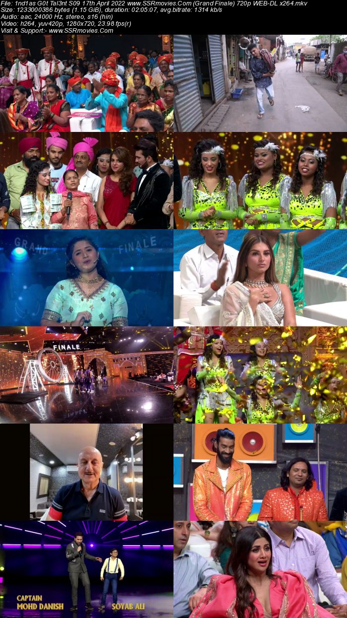 Indias Got Talent S09 17th April 2022 (Grand Finale) 720p 480p WEB-DL 300MB Download