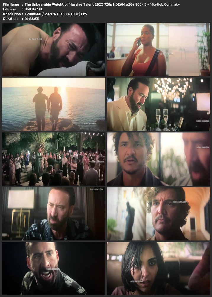 The Unbearable Weight of Massive Talent 2022 English 720p HDCAM 900MB Download