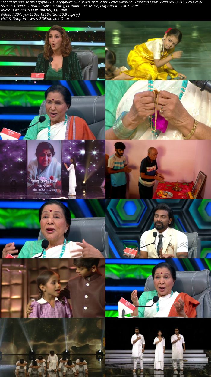 Dance India Dance Lil Masters S05 23rd April 2022 720p 480p WEB-DL 300MB Download