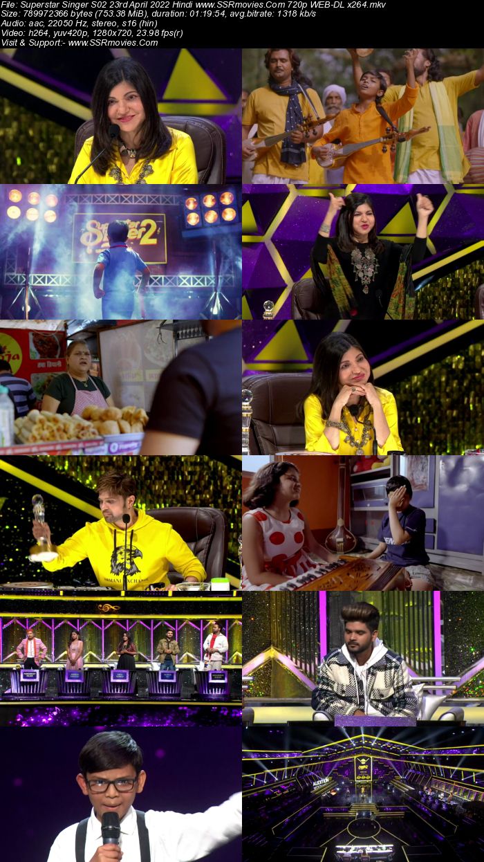 Superstar Singer S02 23rd April 2022 720p 480p WEB-DL x264 750MB Download