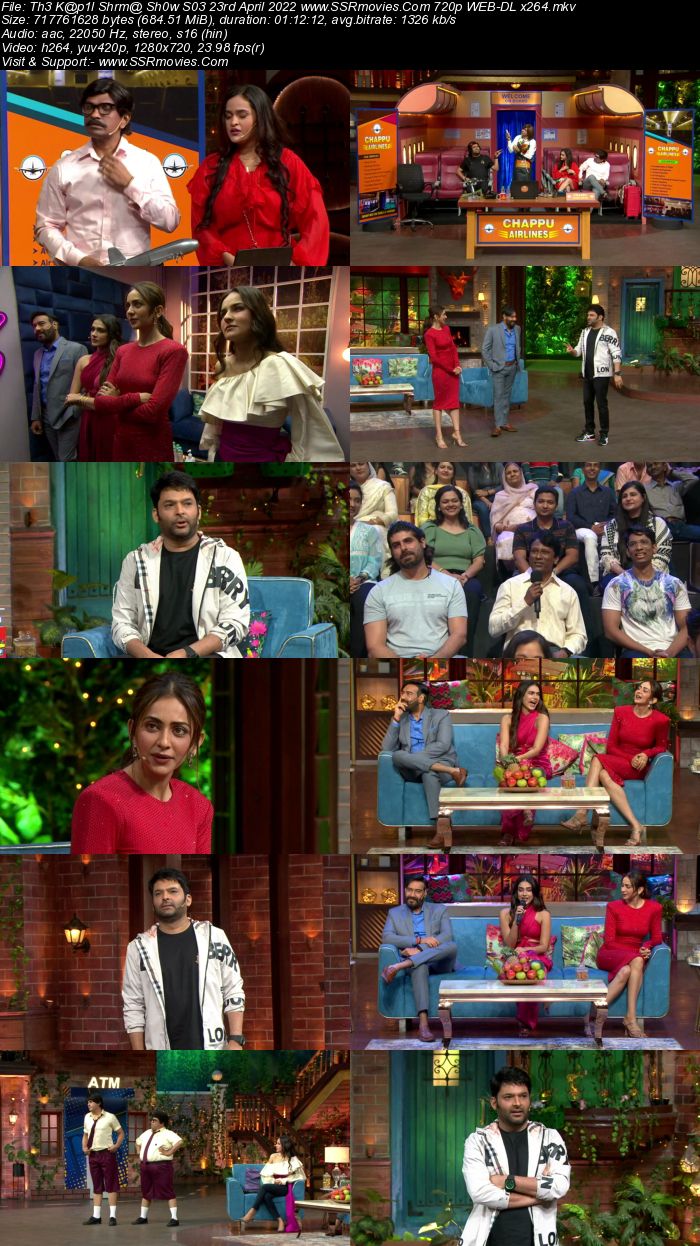 The Kapil Sharma Show S03 23rd April 2022 720p 480p WEB-DL 300MB Download