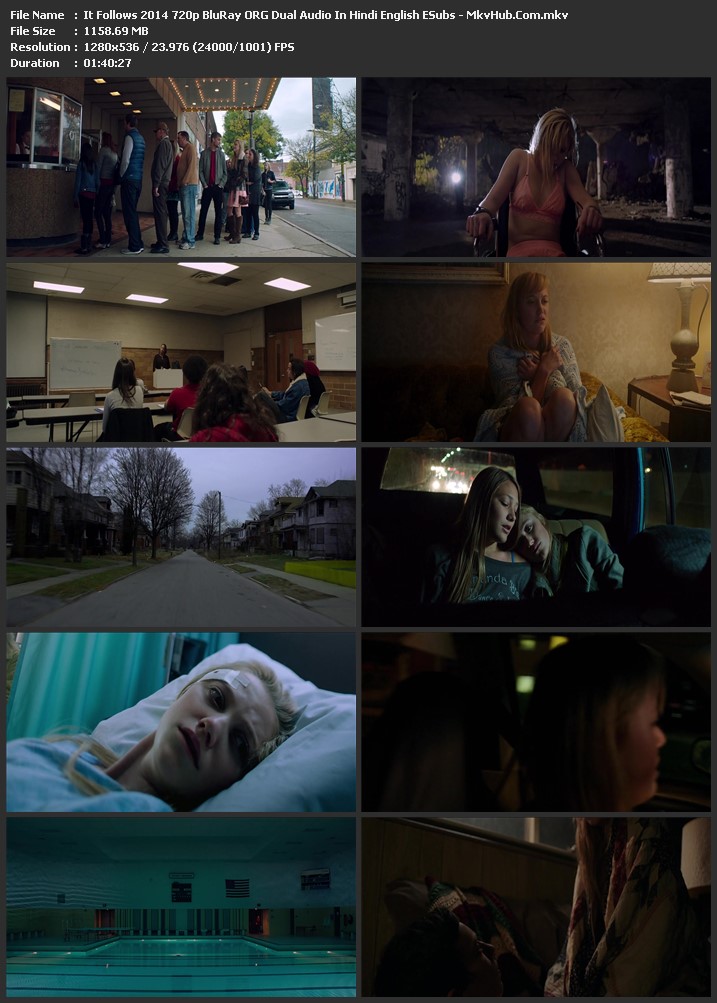 It Follows 2014 Dual Audio [Hindi-English] 720p BluRay 1.2GB Download